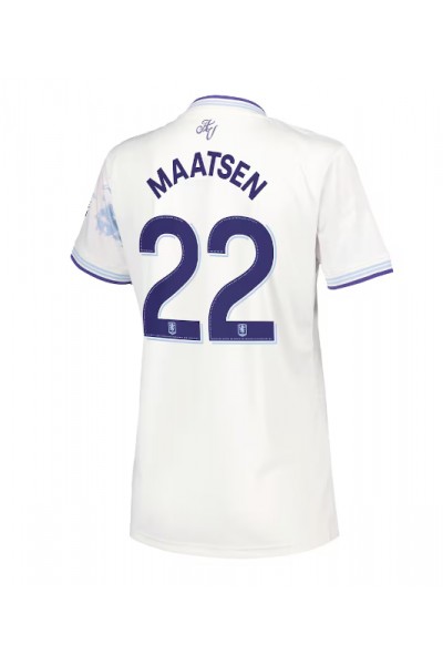 Aston Villa Ian Maatsen #22 Jalkapallovaatteet Naisten Kolmaspaita 2025-26 Lyhythihainen Aston Villa Ian Maatsen #22 Jalkapallovaatteet Naisten Kolmaspaita 2025-26 Lyhythihainen